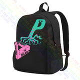 Octopus P Triangle Graphic Palaca Large Capacity Backpack