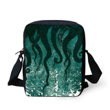 Octopus Style Pattern Messenger Bag for Kids and Teens - Shoulder Bag