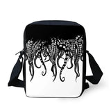 Octopus Style Pattern Messenger Bag for Kids and Teens - Shoulder Bag
