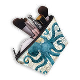 Ocean Print Cosmetic Bag Women Makeup Case Girls Travel Bag