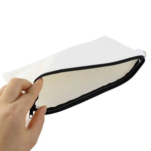 Canvas Cosmetic Bag Travel Pouch Makeup Bag DIY Fabric Tools Holder