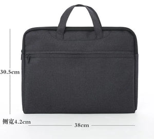 Canvas Conference Bag Zipper File Bag Waterproof Briefcase
