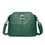 Office Ladies Bucket Bag PU Leather Large Capacity Shoulder Bag