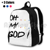 Janice Quote Backpack | Oh My God! TV Sitcom 90s Phoebe Horse
