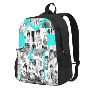 Oikawa Jersey Collage Backpacks Zipper Bag