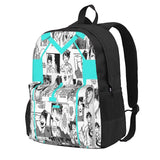 Oikawa Jersey Collage Backpacks Zipper Bag