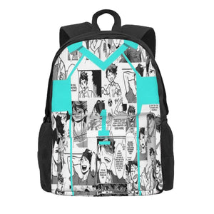 Oikawa Jersey Collage Backpacks Zipper Bag