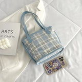 Large Capacity Oil Painting Flower Shoulder Bag Retro Texture Handbag Tote