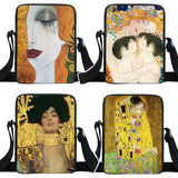 Gustav Klimt Women Handbag Oil Painting Shoulder Bag
