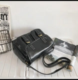 Oil Wax Skin Retro Crossbody Bag Pu Leather Shoulder Handbag