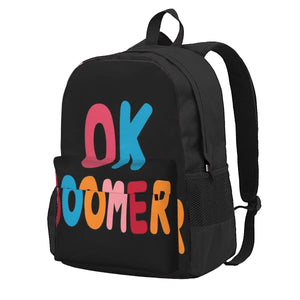 Ok Boomer 2 Backpacks Men's Backpacks Bags For Women Man Bag Man Backpack