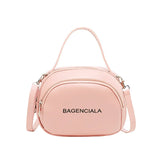 OkoLive Small Round Bag One Shoulder Diagonal Student Summer Handbag
