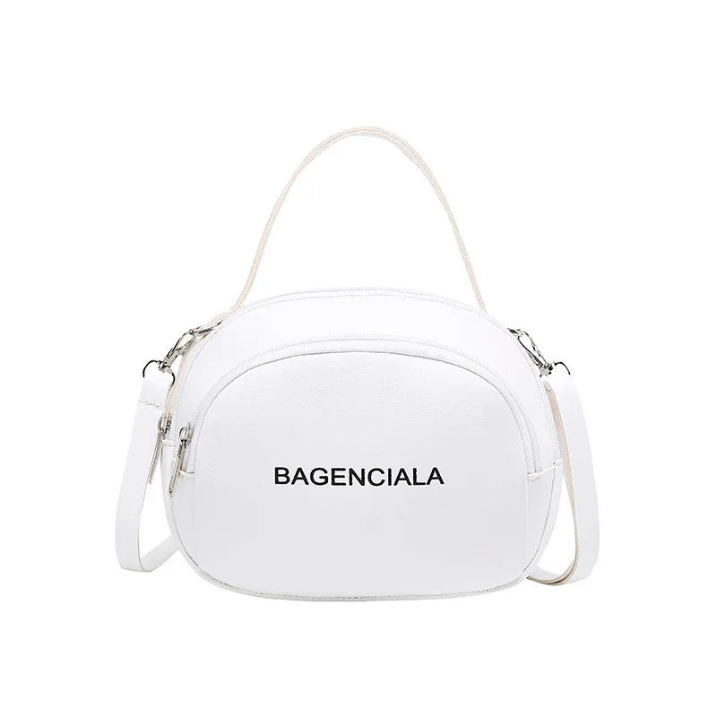 OkoLive Small Round Bag One Shoulder Diagonal Student Summer Handbag