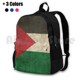 Vintage Palestinian Flag Outdoor Hiking Backpack