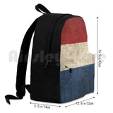 Vintage Dutch Flag Outdoor Hiking Backpack