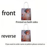 Omori Canvas Shoulder Bag Large Shopper Beach School Cartoon Eco Reusable