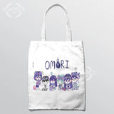 Omori Canvas Shoulder Bag Large Shopper Beach School Cartoon Eco Reusable