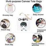 Omori Canvas Shoulder Bag Large Shopper Beach School Cartoon Eco Reusable