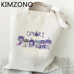 Omori Canvas Shopping Bag Recycle Fabric Handbag