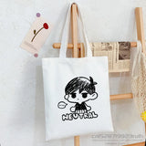 Omori Canvas Shopping Bag Recycle Cotton Handbag