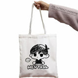 Omori Canvas Shopping Bag Recycle Cotton Handbag
