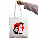 Omori Canvas Shopping Bag Recycle Cotton Handbag