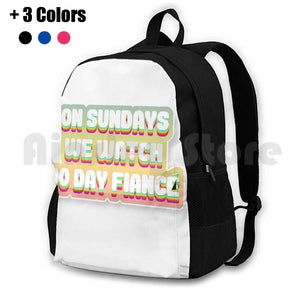 90 Fianc? Fans Outdoor Hiking Backpack Sports Bag
