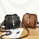 Winter Women's Shoulder Messenger Bag Bucket Bag