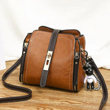 Winter Women's Shoulder Messenger Bag Bucket Bag