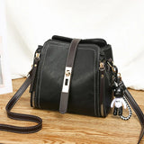 Winter Women's Shoulder Messenger Bag Bucket Bag