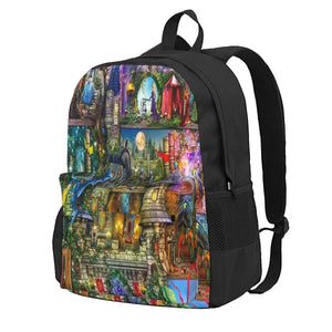 Fairytale 1 Backpacks Men's and Women's Schoolbag Travel Bags