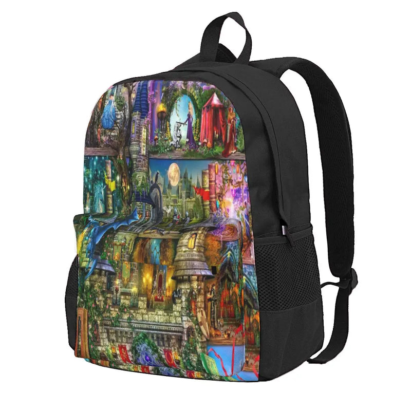 Fairytale 1 Backpacks Men's and Women's Schoolbag Travel Bags