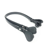 Flat PU Leather Bag Handles for O bag Long 1 Pair