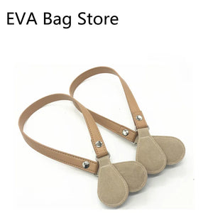 Flat PU Leather Bag Handles for O bag Long 1 Pair