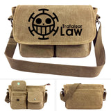 One Piece Anime Luffy Cosplay Shoulder Bag Law Skull Crossbody Messenger