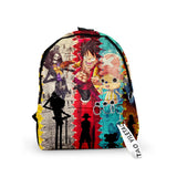 One Piece Backpack School Bag 3D Waterproof Key Chain Accessories