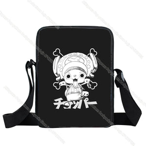 One Piece Luffy Zoro Shoulder Bag Messenger Bag Boys Girls Crossbody Handbag