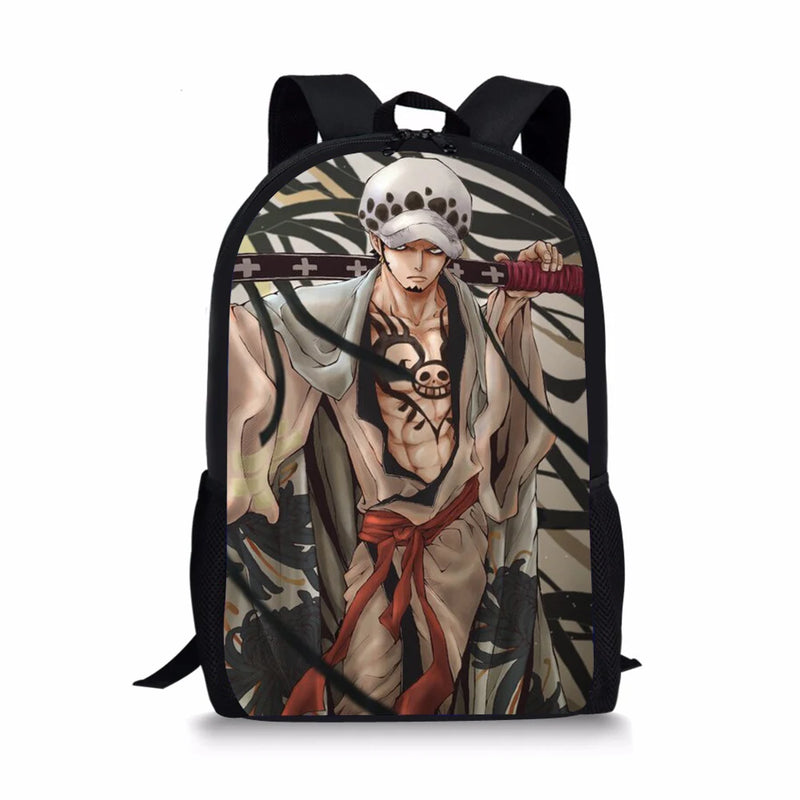 One Piece Printing Backpack for Kid Shoulders Bag School Bag Teenage Girl