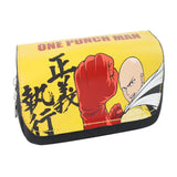 One Punch Man High Soft Anime Characters Double School Student Pencil Case