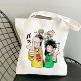 One Punch Man shopping bag handbag tote canvas reusable