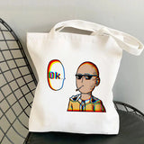 One Punch Man shopping bag handbag tote canvas reusable