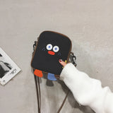 Chick Print School Bag Harajuku Zipper Solid Casual