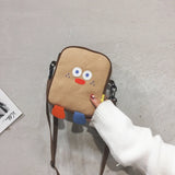 Chick Print School Bag Harajuku Zipper Solid Casual