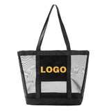 Large Capacity Mesh Beach Bag Portable Mommy Bag