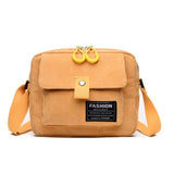 One-shoulder oblique Bag Casual Zipper Solid