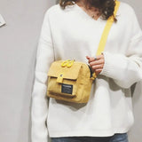 One-shoulder oblique Bag Casual Zipper Solid