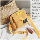 One-shoulder oblique Bag Casual Zipper Solid