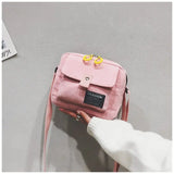 One-shoulder oblique Bag Casual Zipper Solid