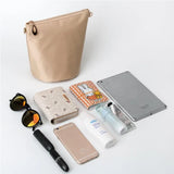 Organizer Bag for Bucket Handbag - Apricot