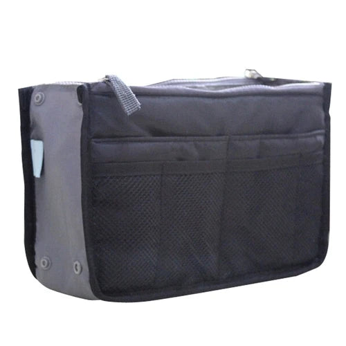 Nylon Travel Insert Organizer Handbag Purse Large Liner Lady Makeup Bag
